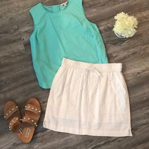 🏝Old Navy white linen skirt